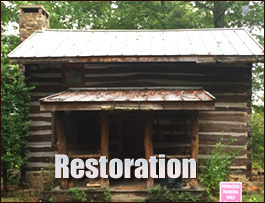 Historic Log Cabin Restoration  Forest, Ohio